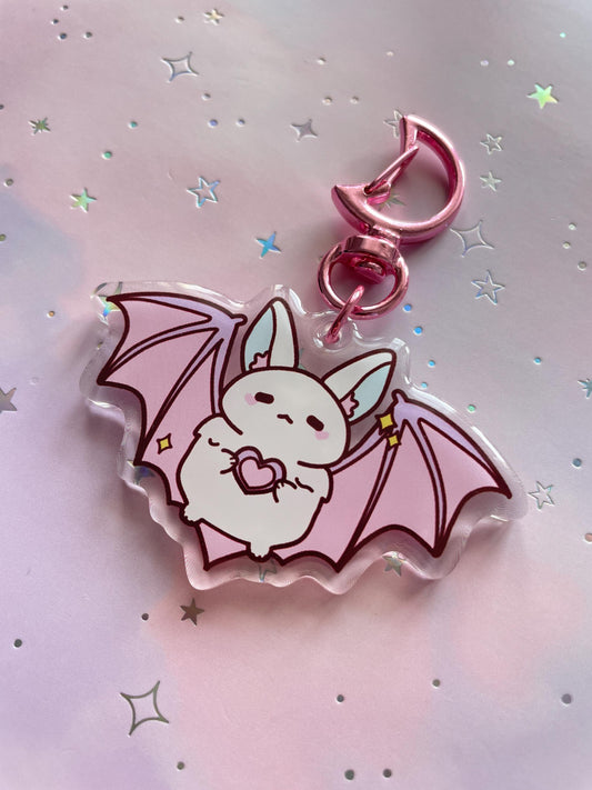 Bat Magical Moon Keychain