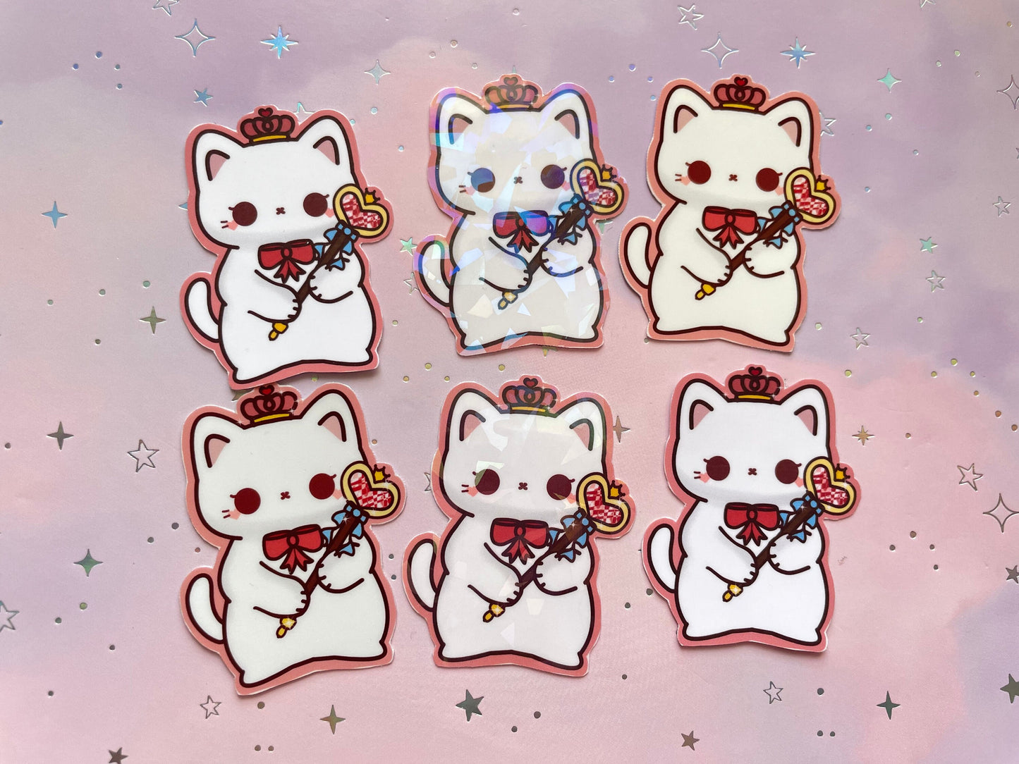 Cat Queen Aufkleber | Kawaii Cat Sticker