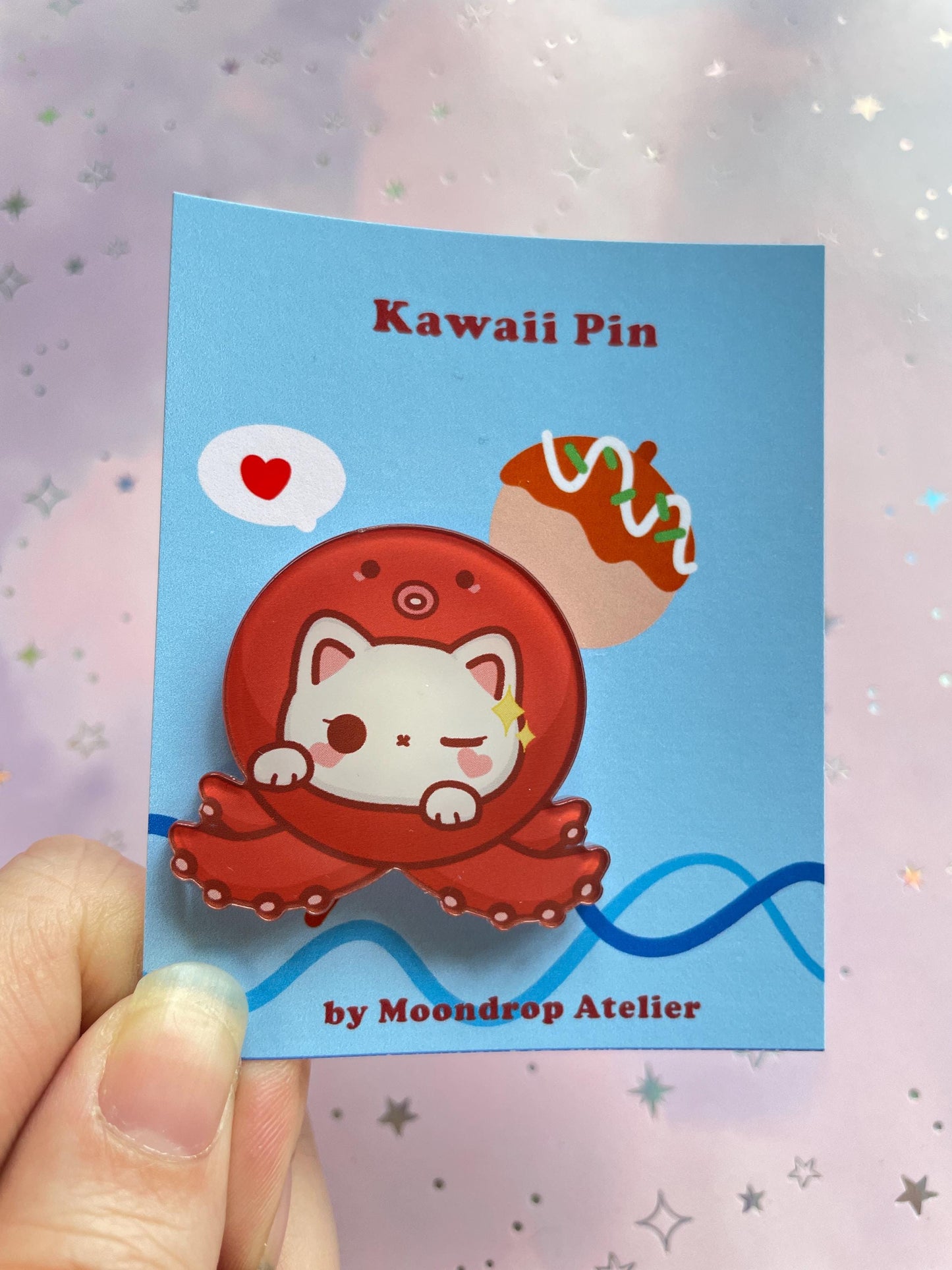 Cat Pin Takoyaki Pin