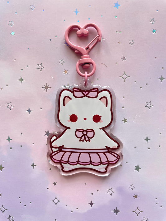 Cat Ballet Keychain