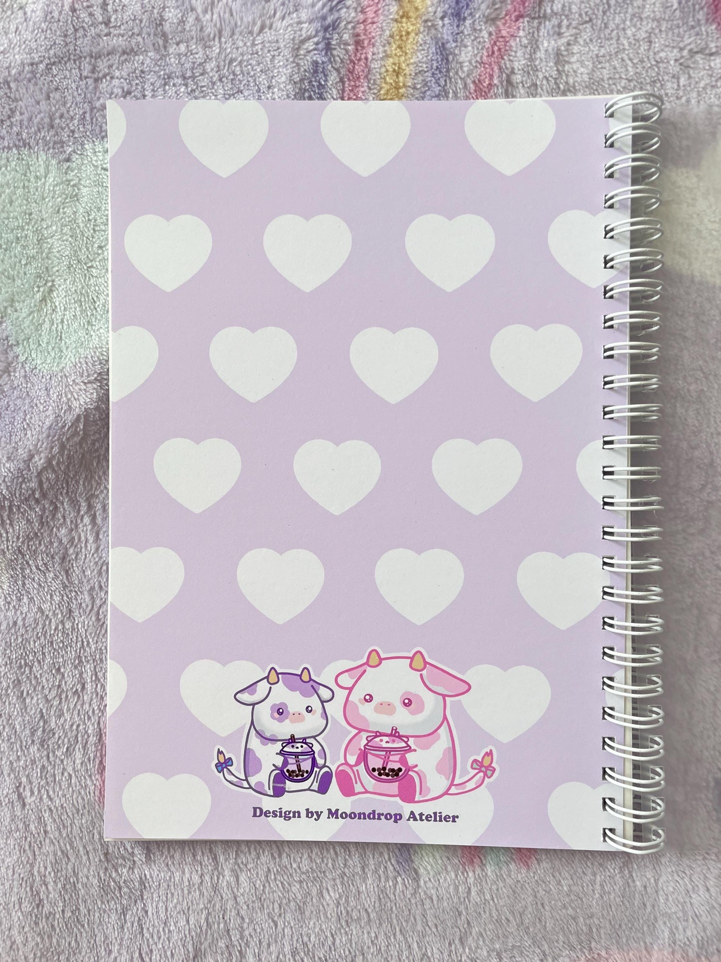 Bubble Tea Cow Sticker Album | reusable Stickerbook