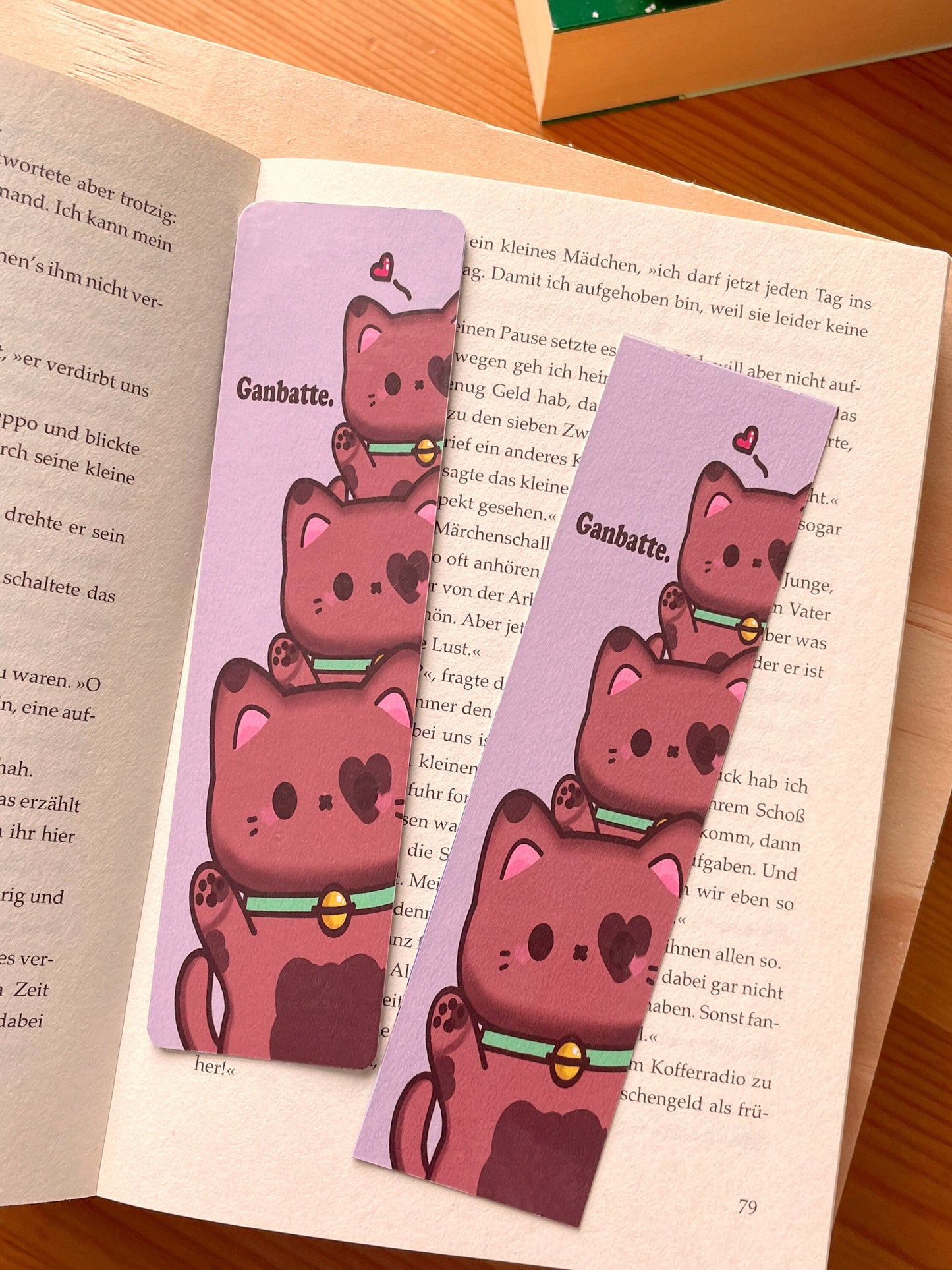 Cat Motivation Bookmarks | double sided