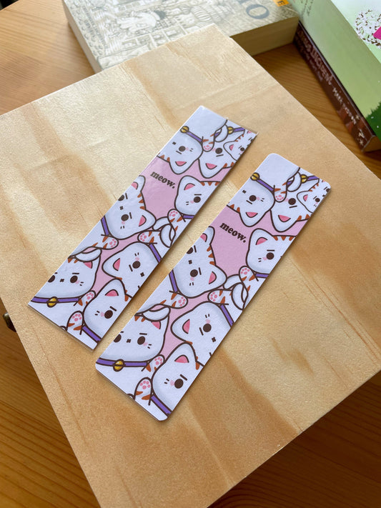 Cat Motivation Bookmarks | double sided