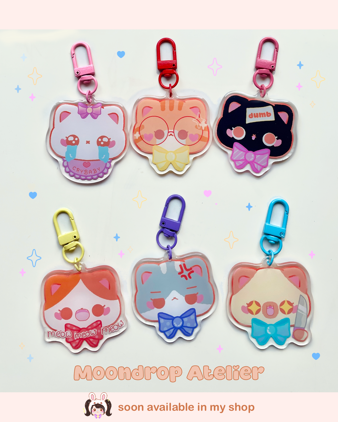 Just Cats Keychains Blind Bag