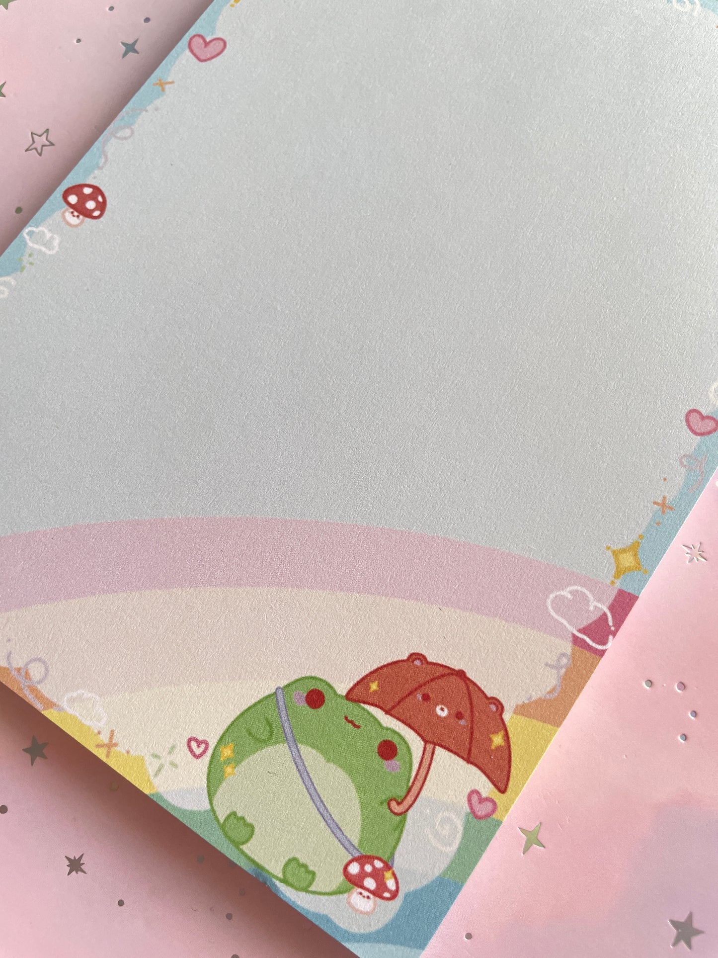 Rainbow Frog Notepad | DIN A6 | 50 pages