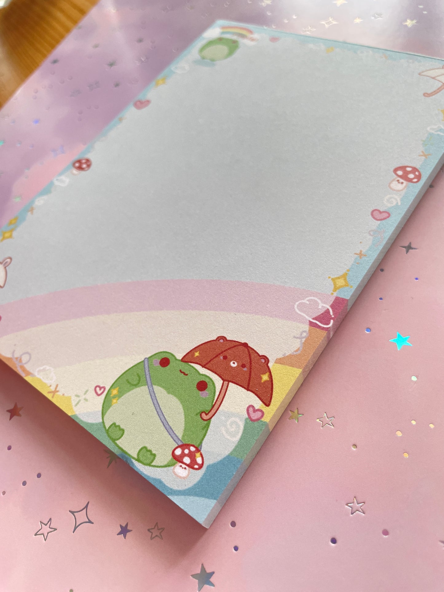 Rainbow Frog Notepad | DIN A6 | 50 pages