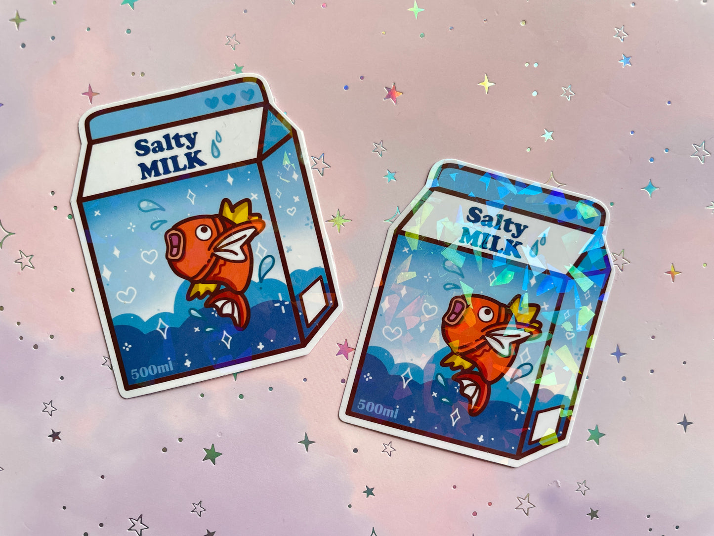 Fish Monster Salty Milk Sticker