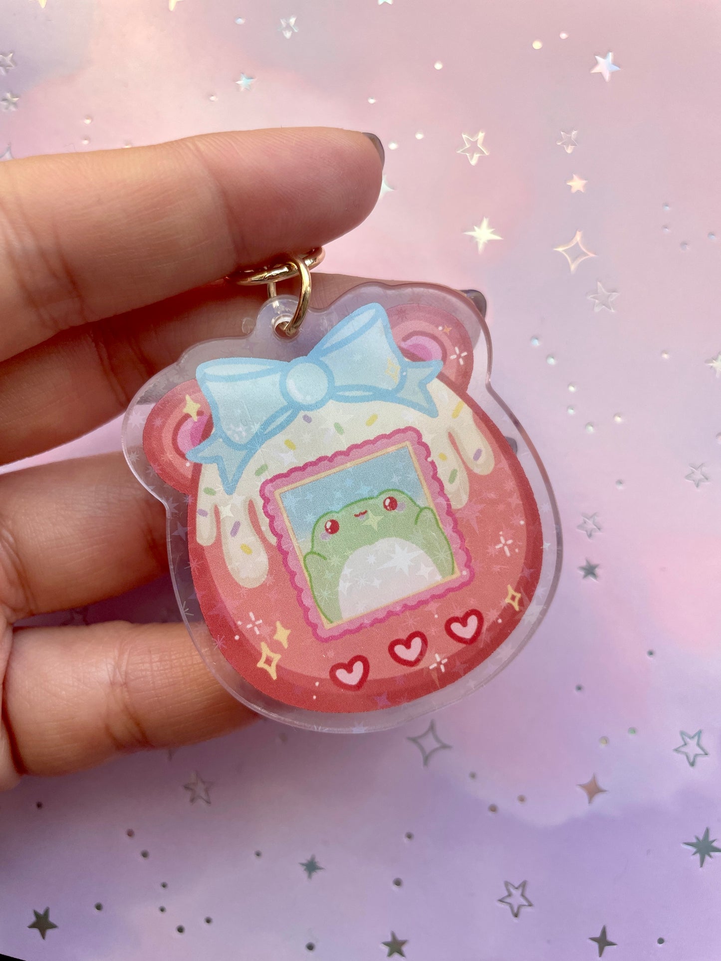 Tamagotchi Chocolate Frog Keychain