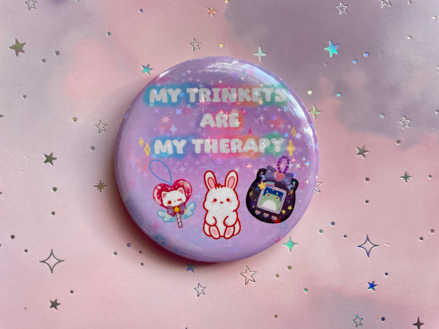 Trinkets are my therapy Badge