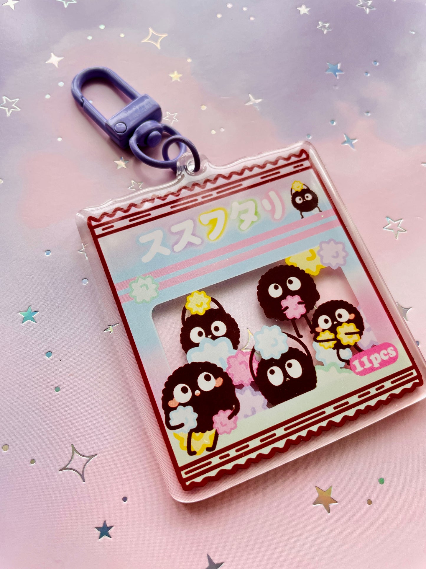 Susuwatari Candybag Keychain | Soot Sprite Candy
