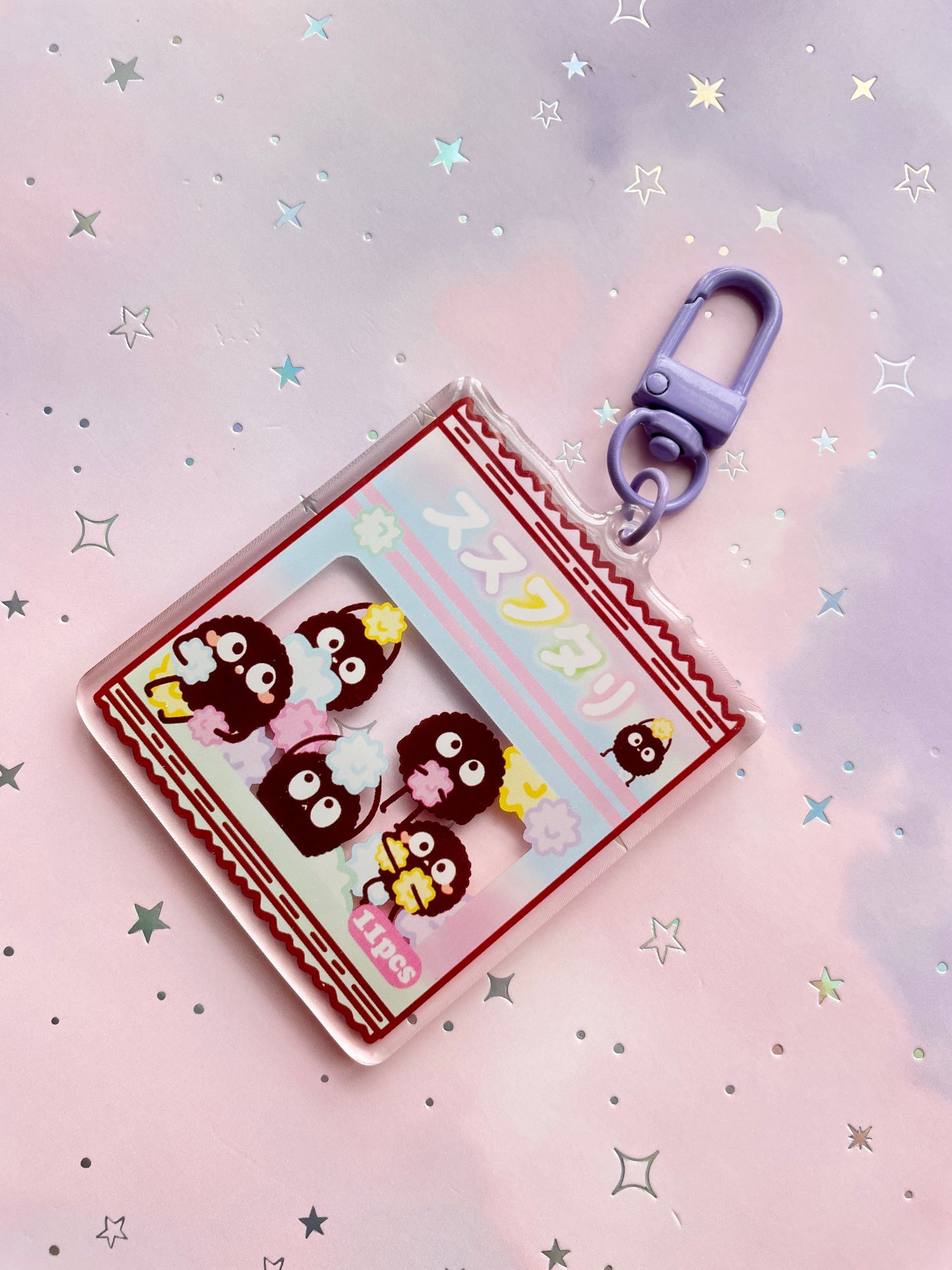Susuwatari Candybag Keychain | Soot Sprite Candy