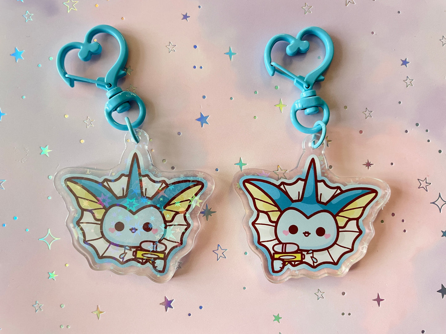 Elemental Fox Keychain Holo