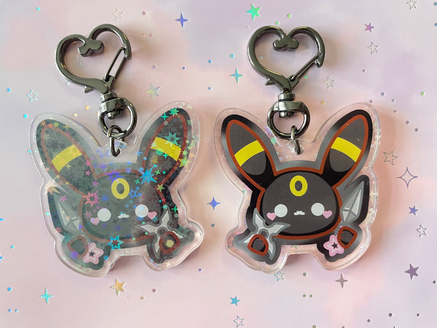 Elemental Fox Keychain Holo