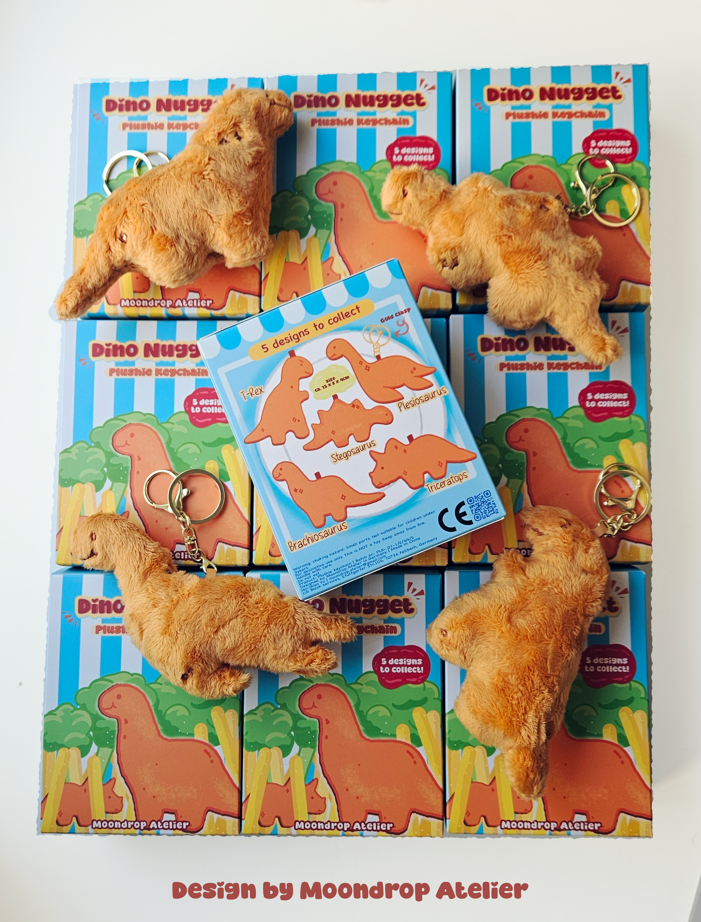 Dino Nugget Plushie Keychain Blind Box