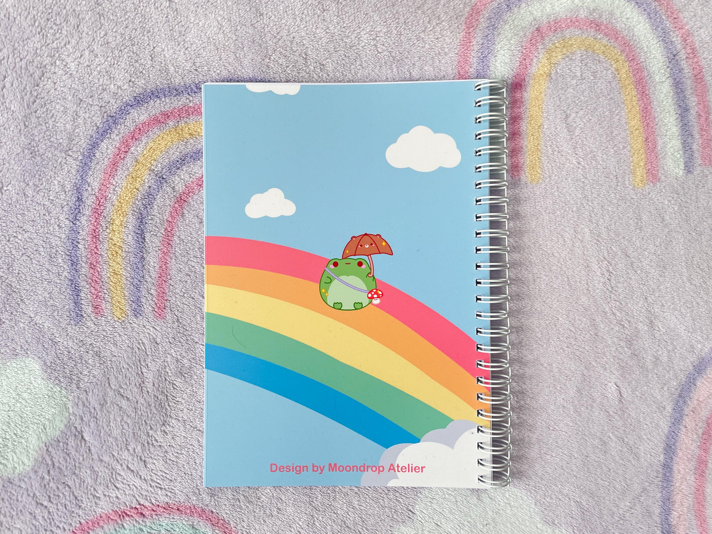 Rainbow Frog Sticker Album | Reusable Stickerbook | DIN A5