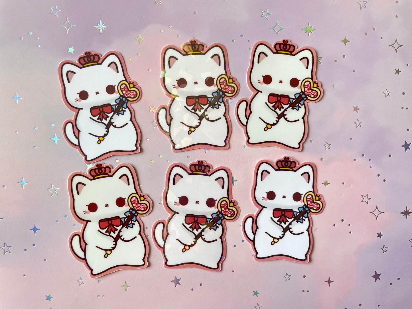 Cat Queen Aufkleber | Kawaii Cat Sticker
