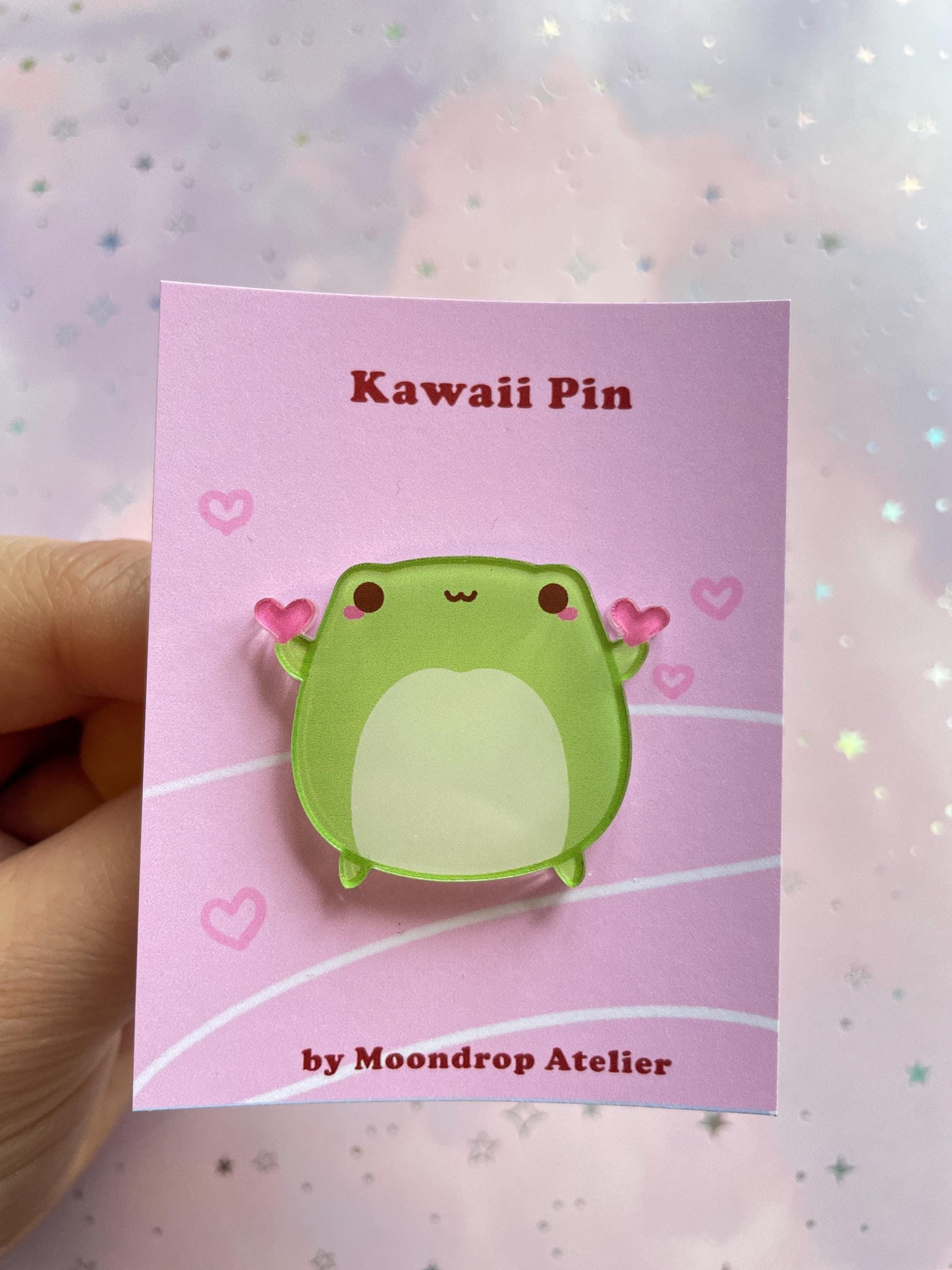 Heart Frog Pin | Lovely Frog Pin