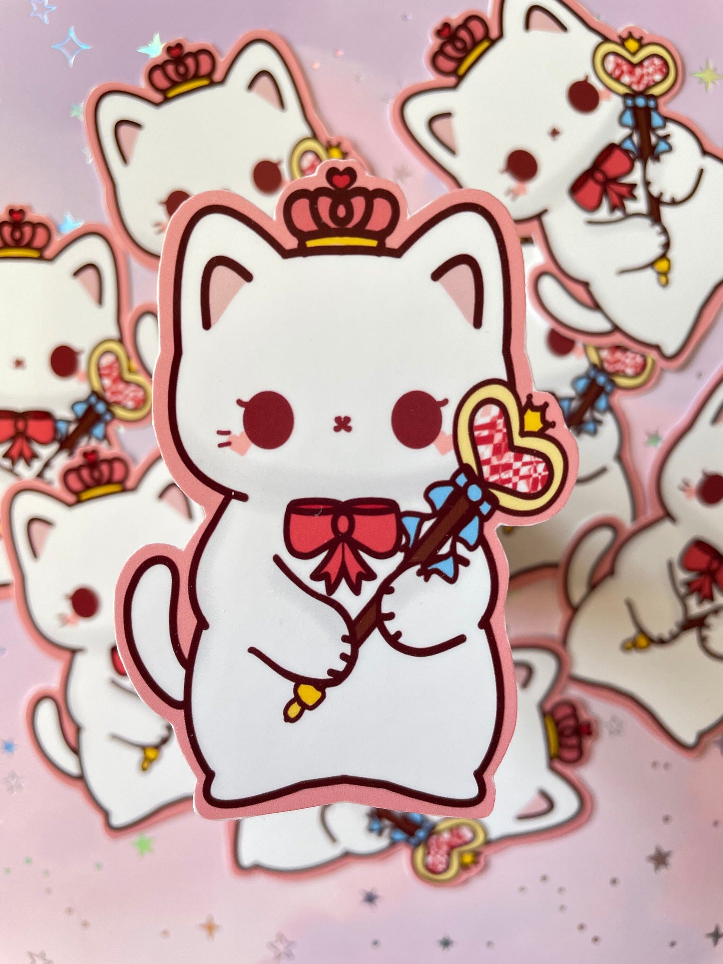Cat Queen Aufkleber | Kawaii Cat Sticker