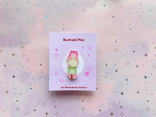 Dango Frog Pin | Sakura Mochi Pin