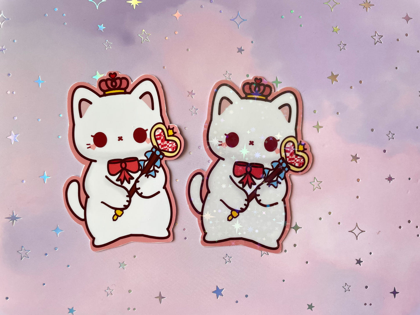 Cat Queen Aufkleber | Kawaii Cat Sticker