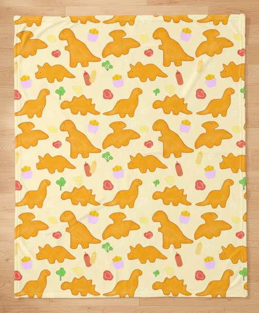 Dino Nugget Cosy Blanket