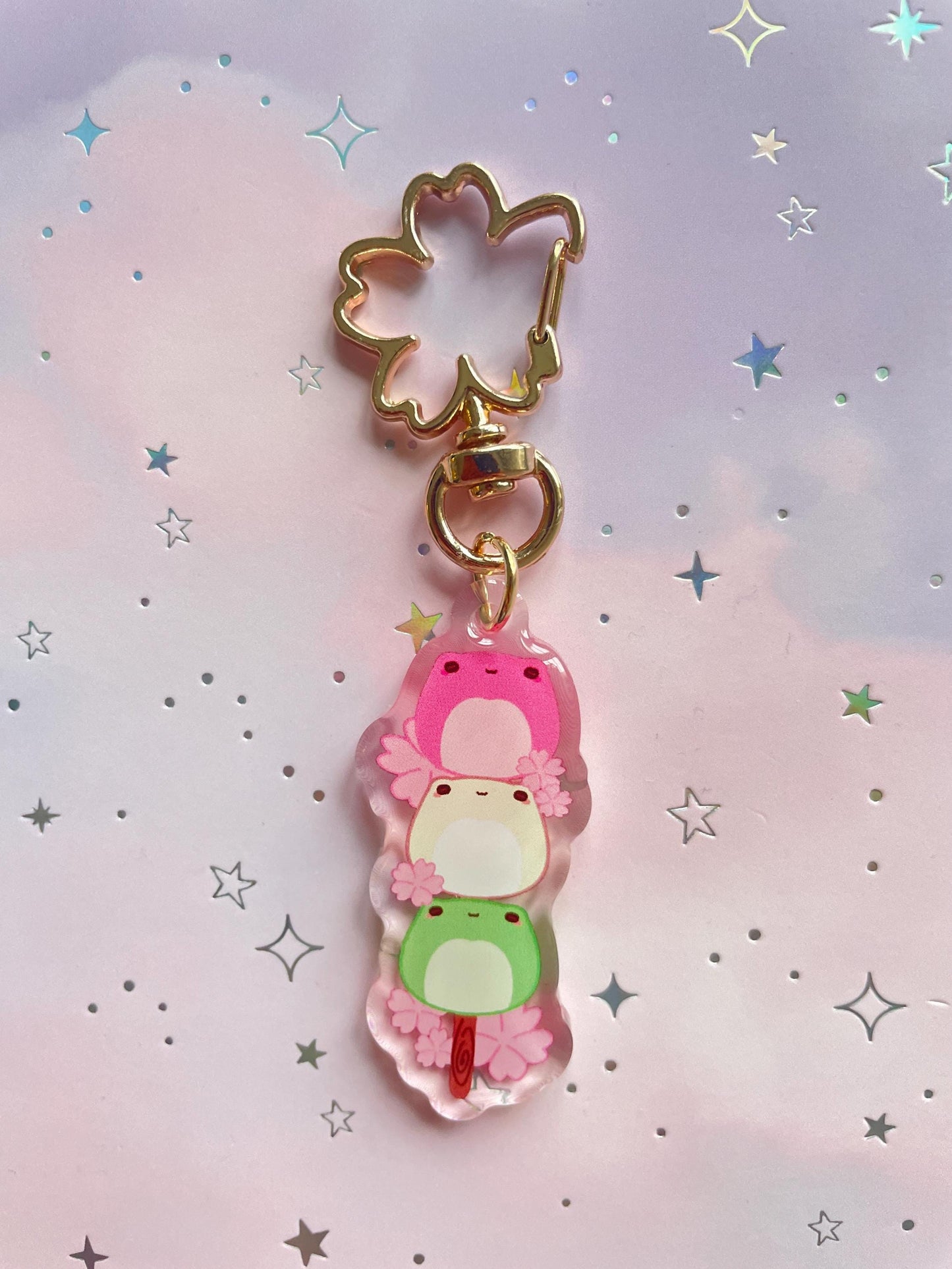 Mochi Frog Dango Keychain