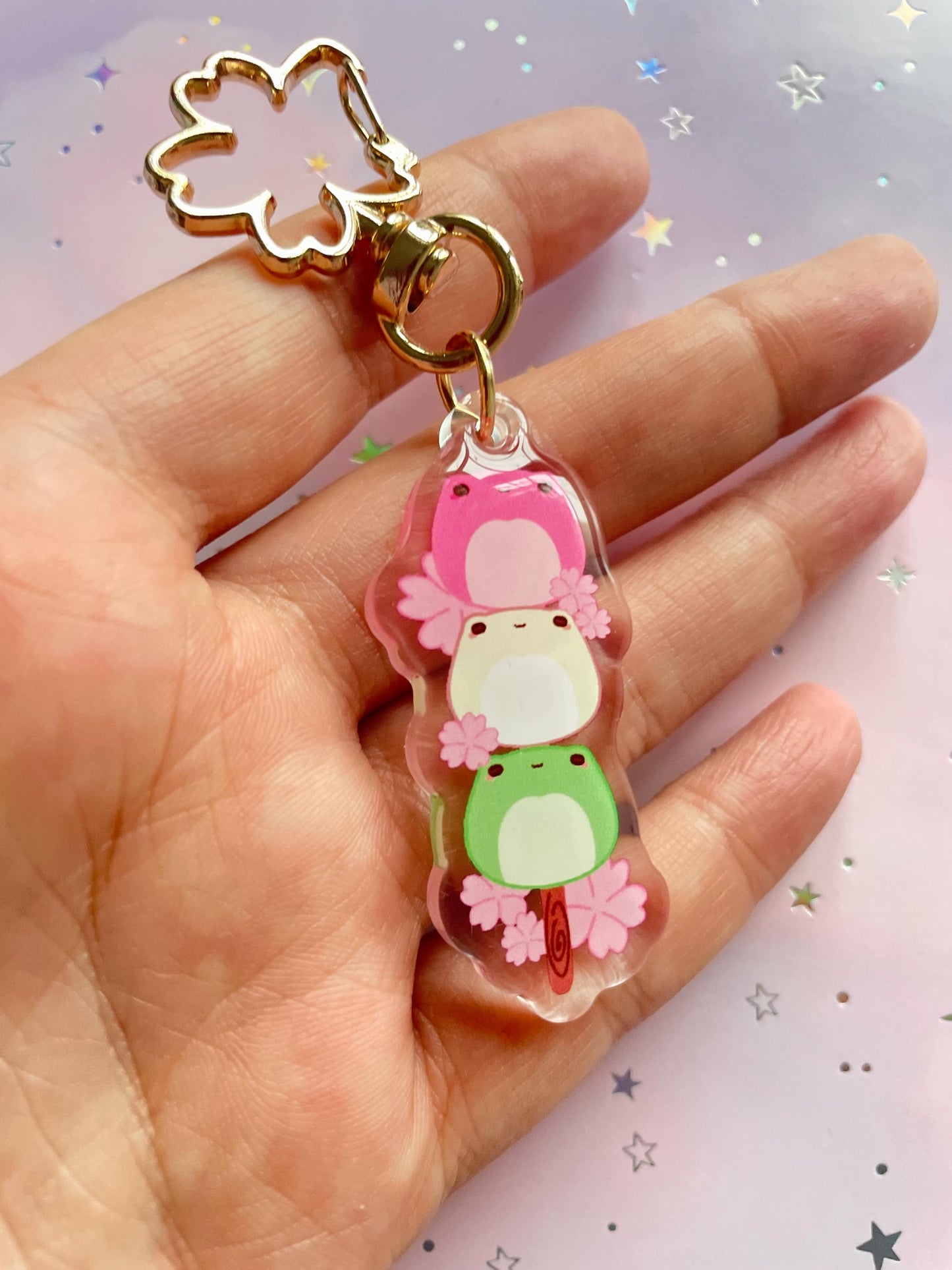 Mochi Frog Dango Keychain