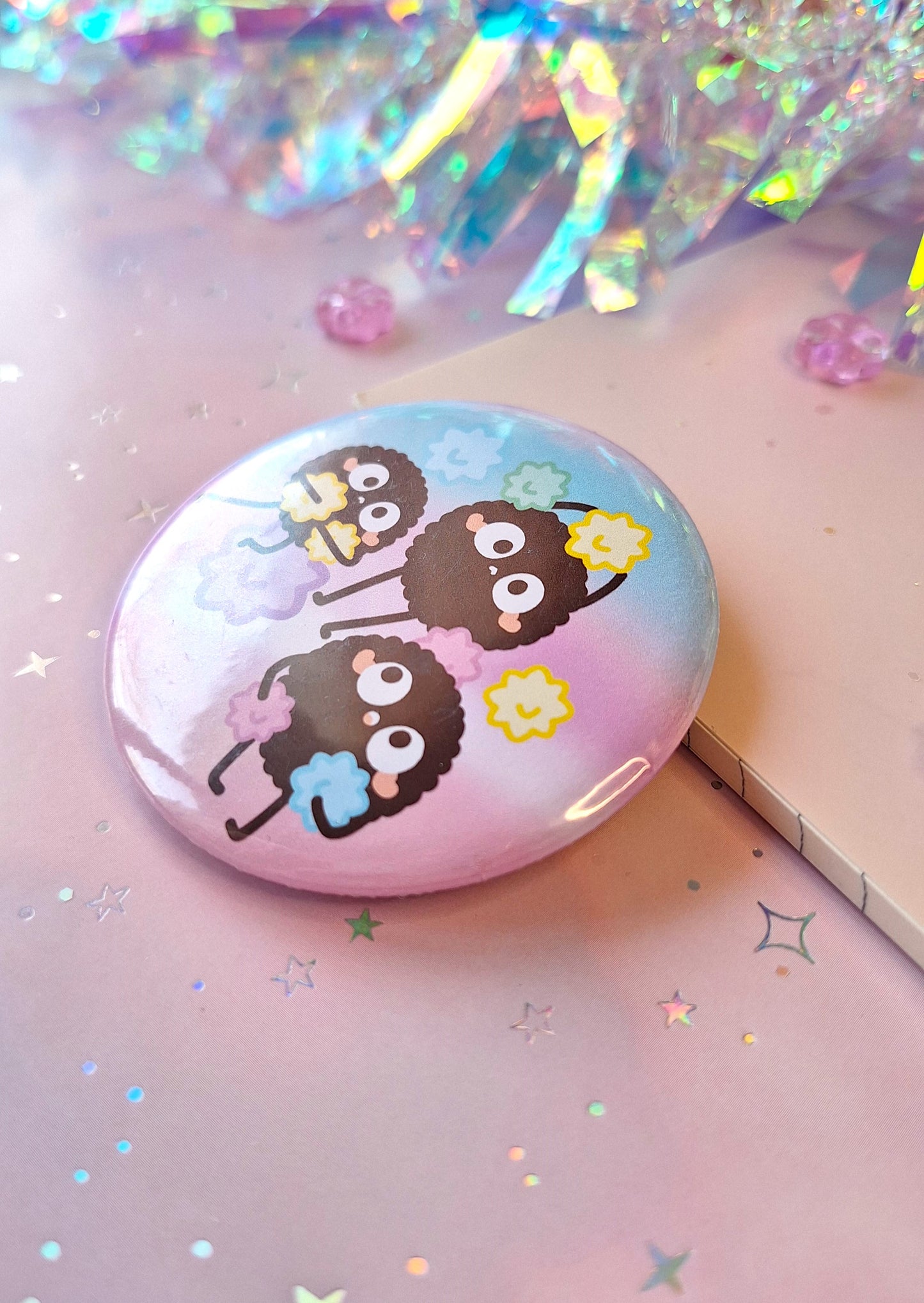 Sootsprites Party Badge | Susuwatari