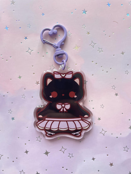 Cat Ballet Keychain