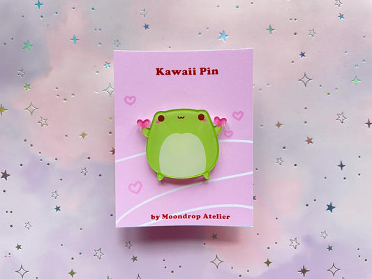 Heart Frog Pin | Lovely Frog Pin