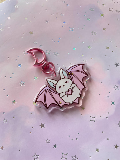 Bat Magical Moon Keychain