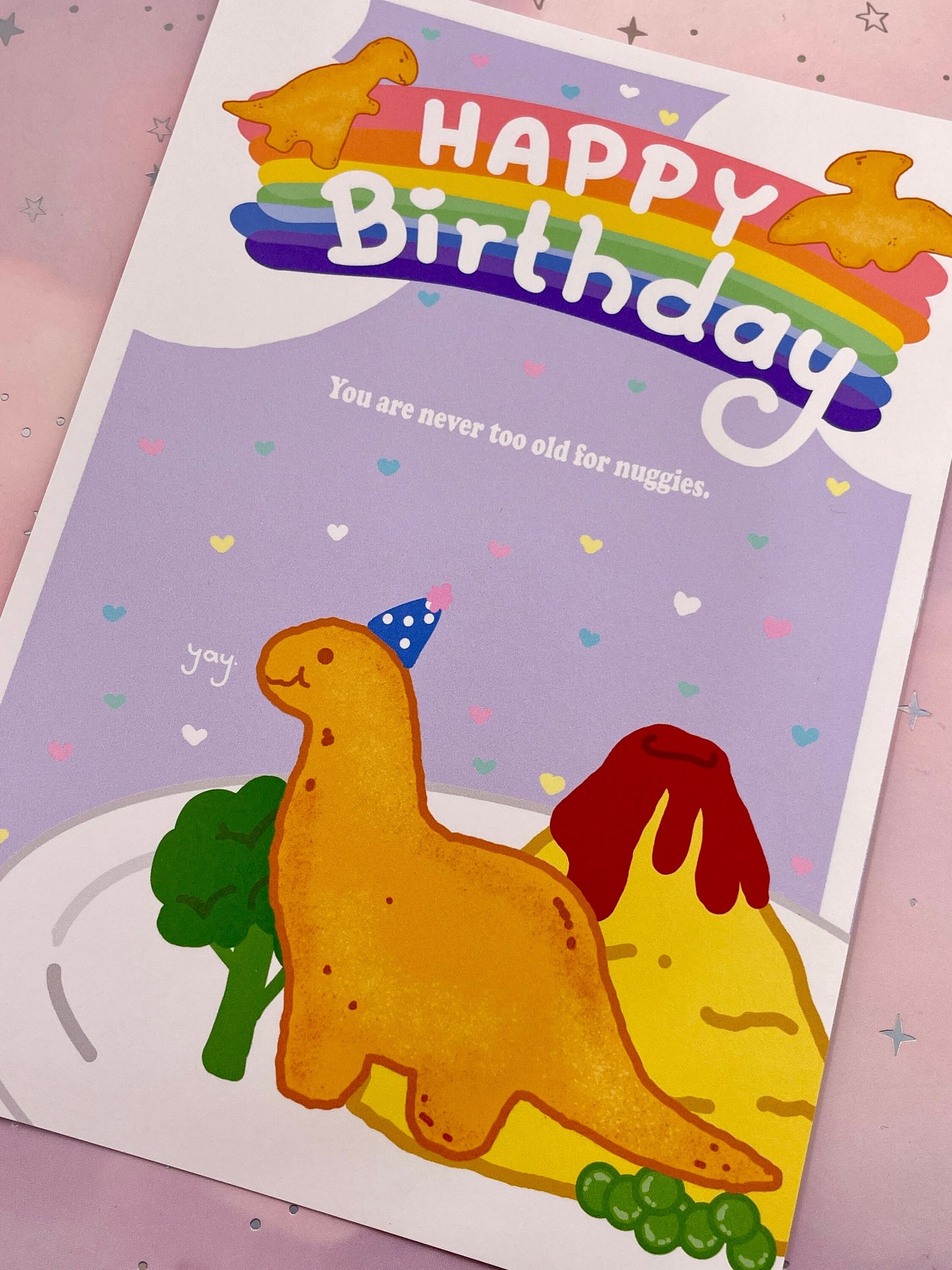 Dino Nugget Birthday Card | DIN A6