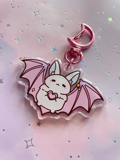 Bat Magical Moon Keychain