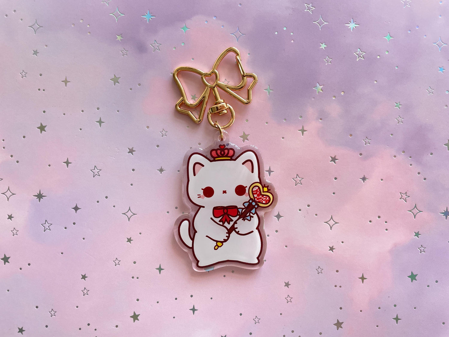 Cat Queen Keychain