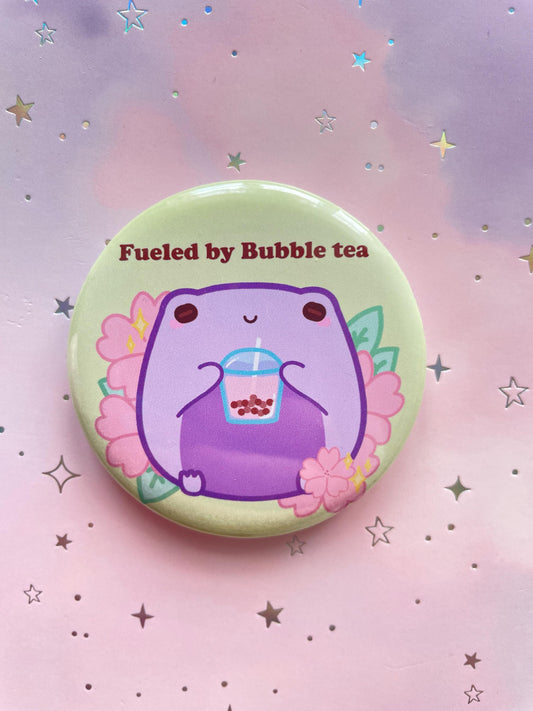 Bubble Tea Badge | Froggy Button
