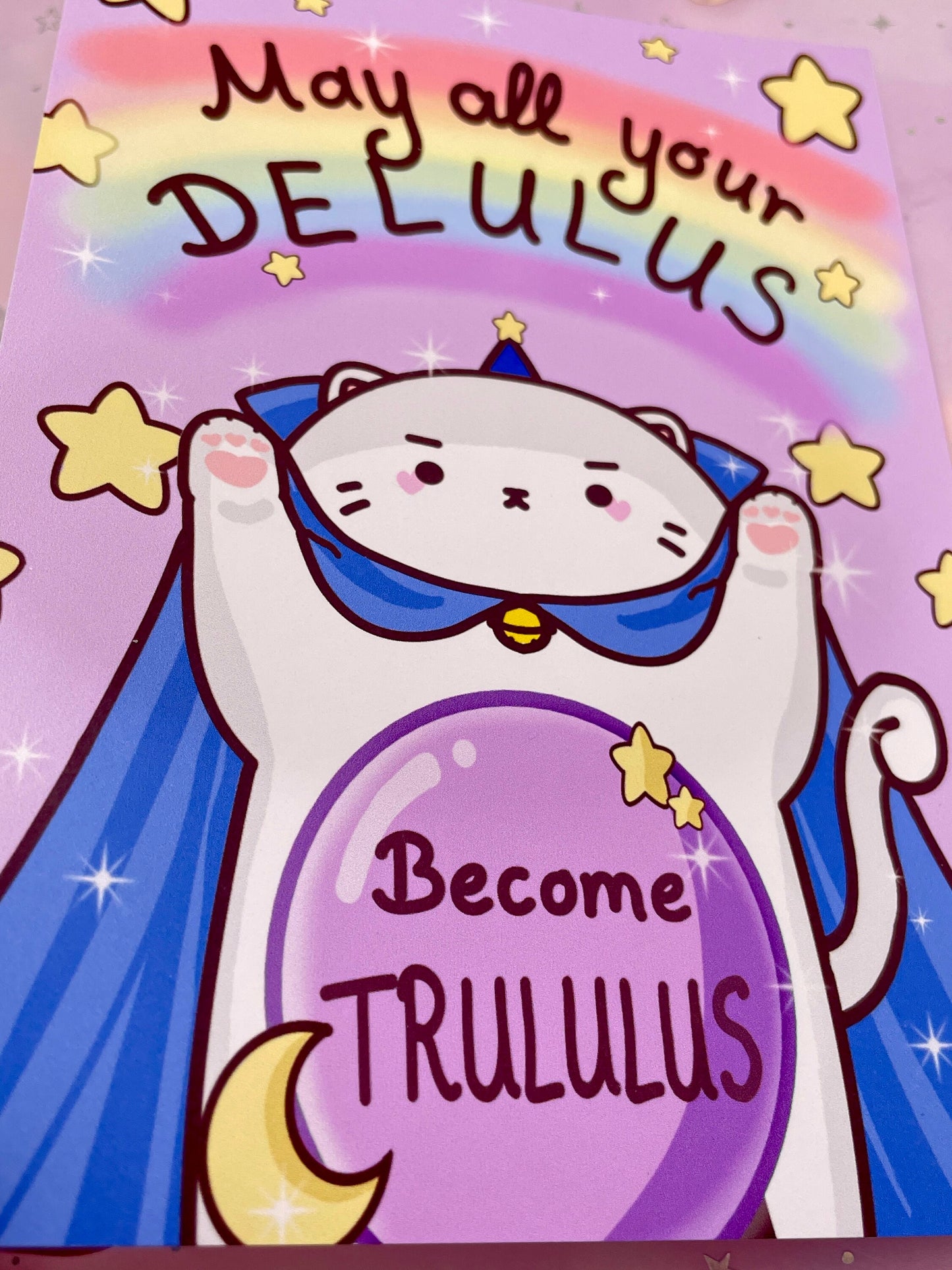 Delulu Magician Cat Artprint | DIN A6