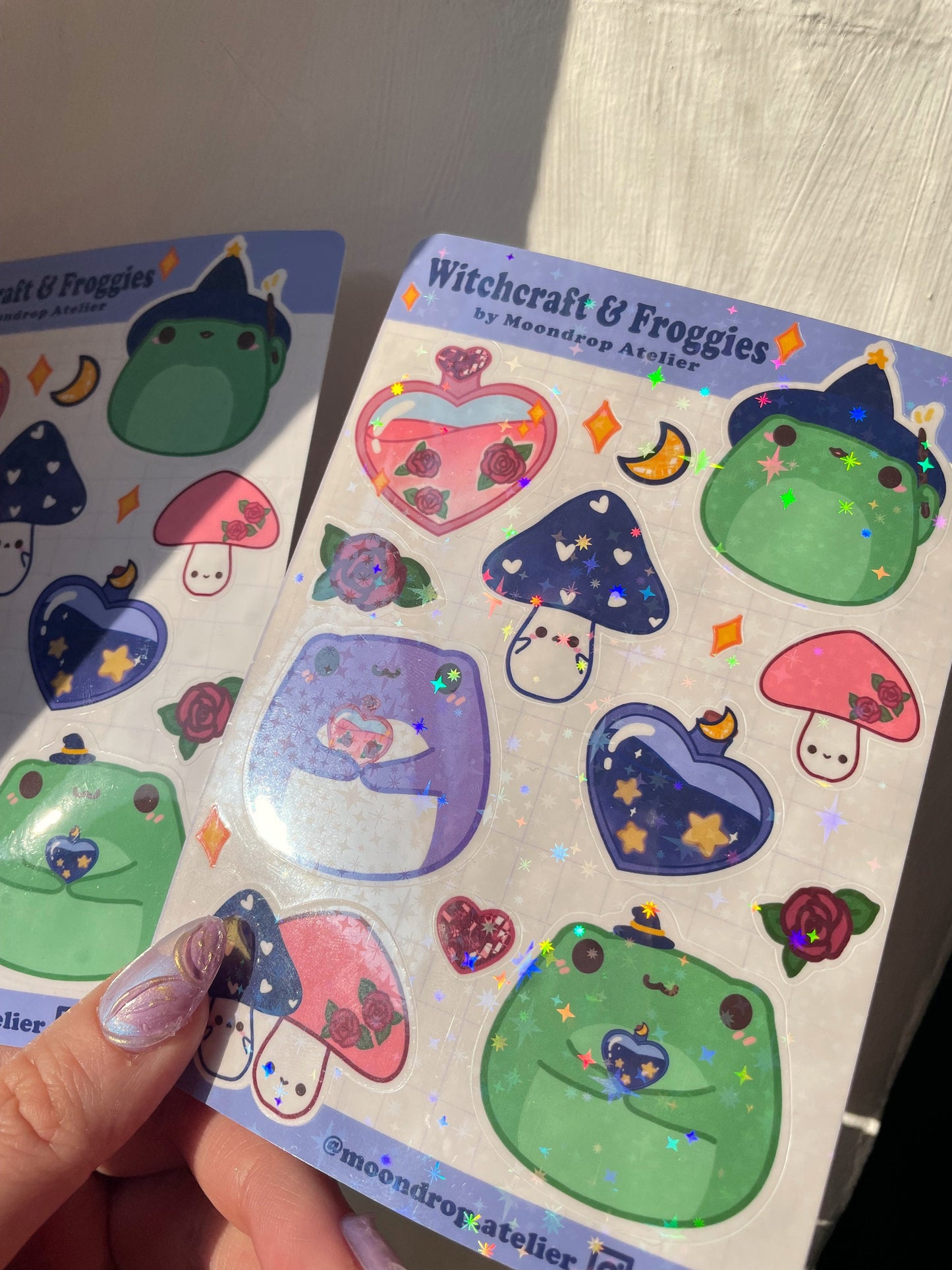 Magic Witchcraft Frog Stickersheet