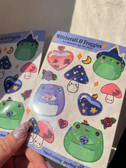 Magic Witchcraft Frog Stickersheet