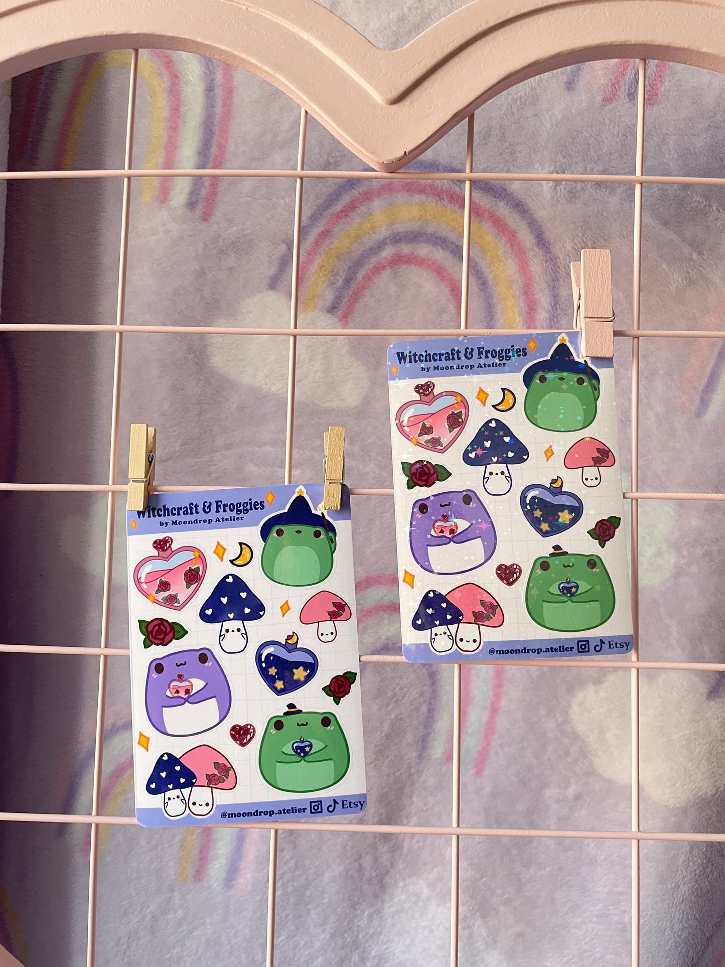 Magic Witchcraft Frog Stickersheet