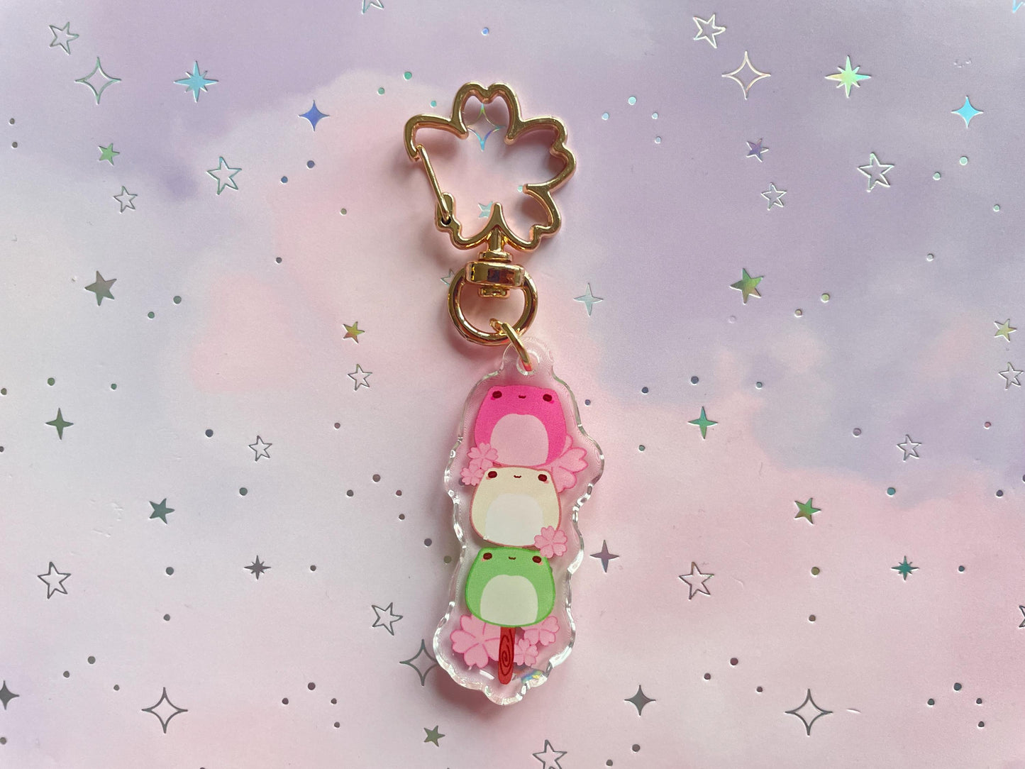 Mochi Frog Dango Keychain