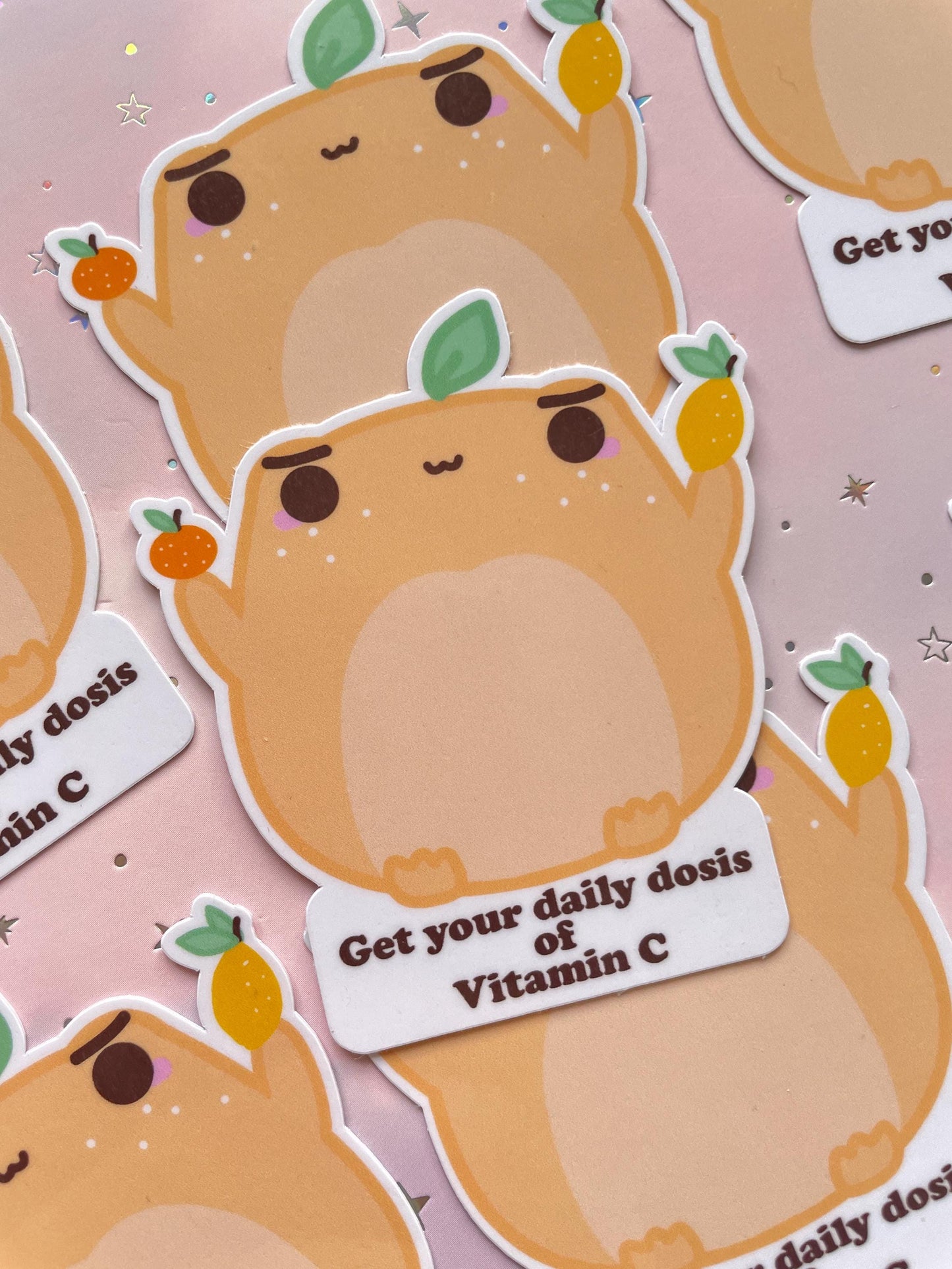 Frosch Vitamin Sticker Kawaii