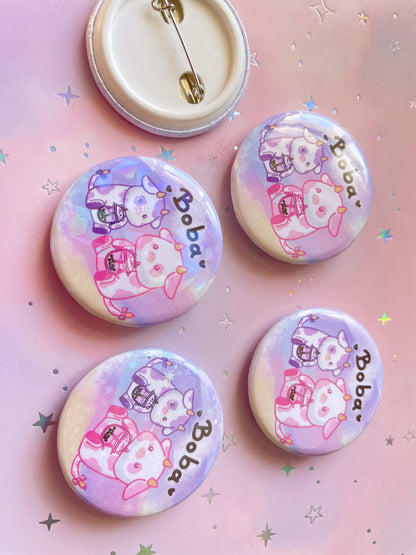 Bubble Tea Cow Button