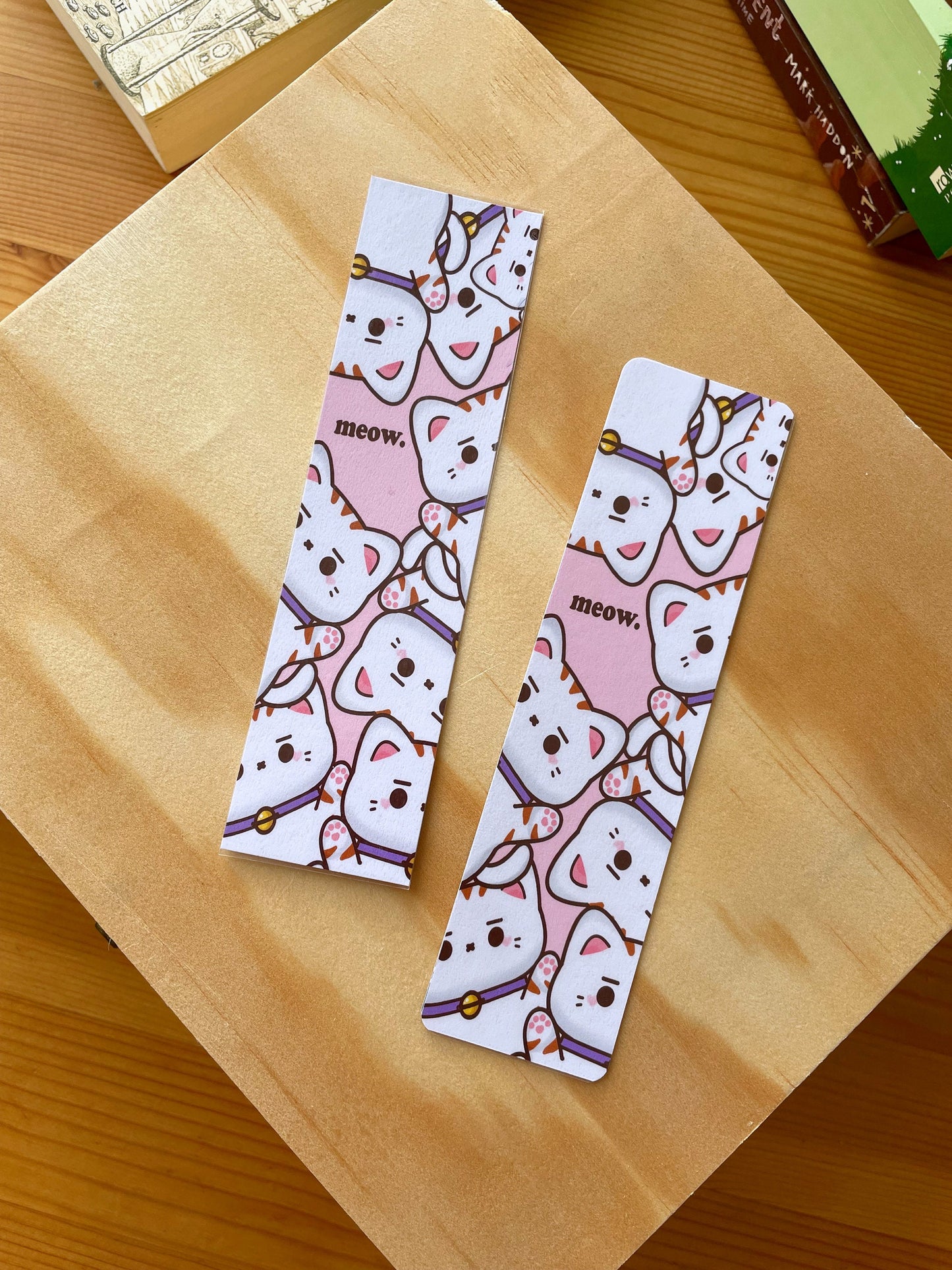 Cat Motivation Bookmarks | double sided