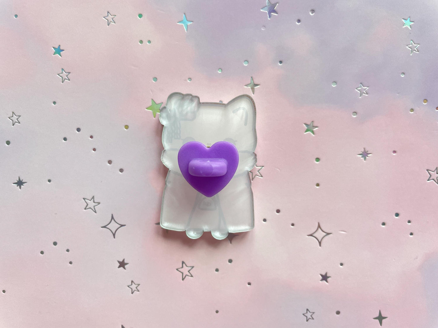 Sakura Kimono Cat Pin