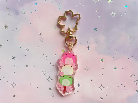 Mochi Frog Dango Keychain