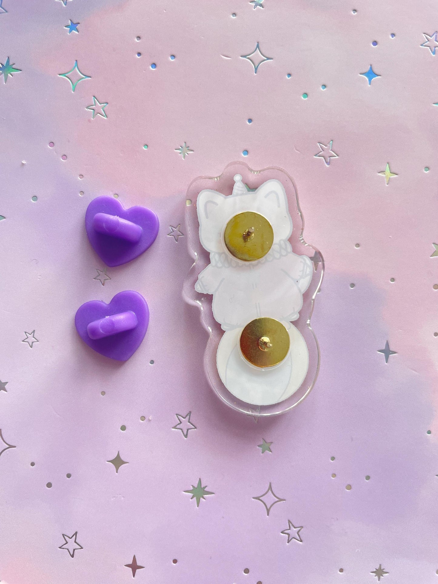 Cat Clown Pin