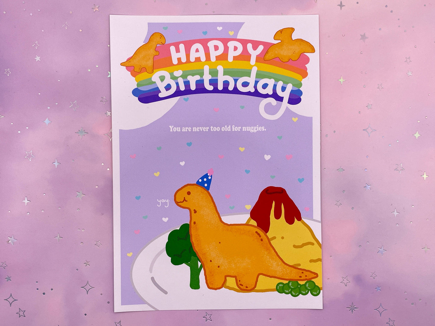 Dino Nugget Birthday Card | DIN A6