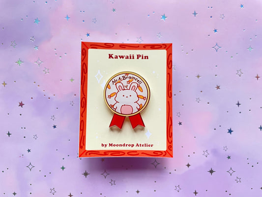 Bunny Braincell Reward Pin | Nr.1 Braincell Pin | Couple BFF Gift