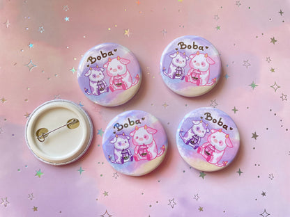 Bubble Tea Cow Button