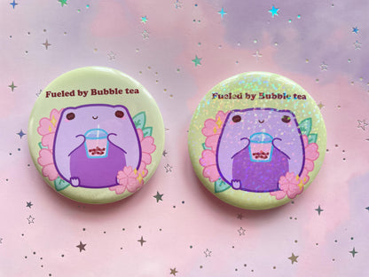 Bubble Tea Badge | Froggy Button